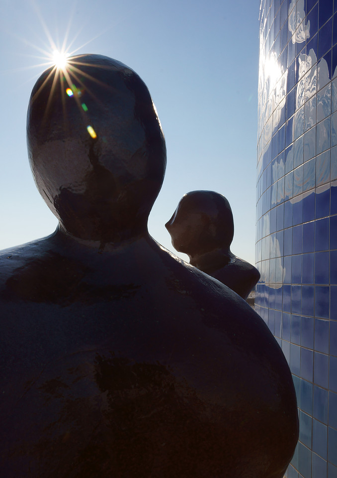 Blue Sky Sculpture, Centennial Park, Newton, KS