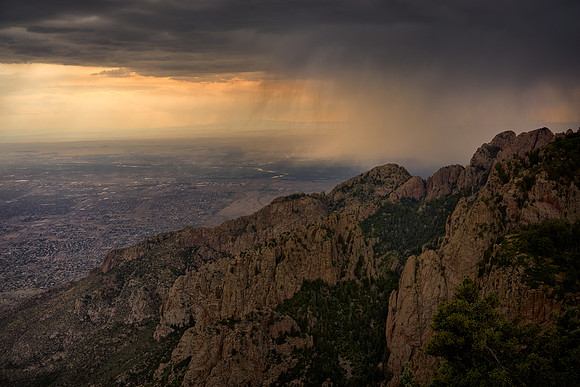 Summer Storm Approaching Albuquerque, NM
