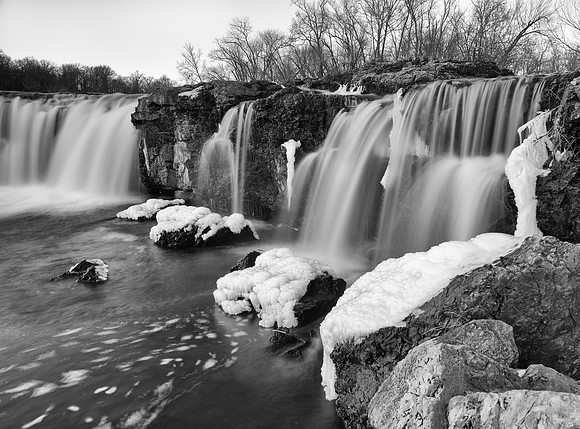 Cold Winter Waterfall