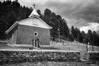 Old Church and Cemetery, New Mexico