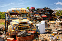 School Bus in the Scrapyard