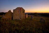 Dusk at Prairie Henge